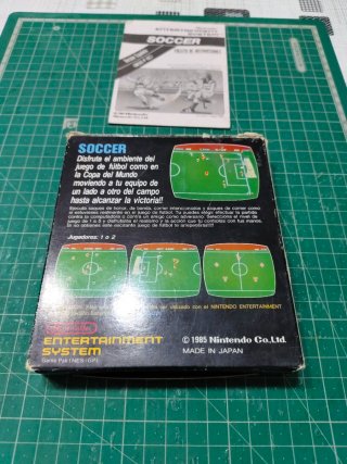 Nintendo Soccer NES Caja Pequeña
