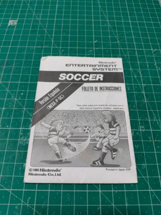 Nintendo Soccer NES Caja Pequeña