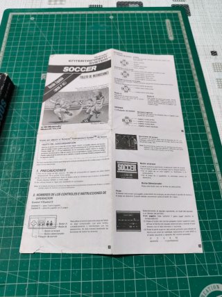 Nintendo Soccer NES Caja Pequeña