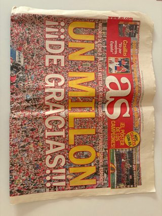 Periodico as celebración de la eurocopa 2012