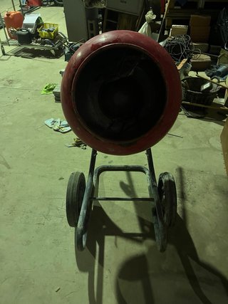 Hormigonera Eléctrica Roja