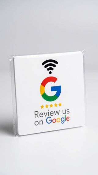 Placa NFC Google Negocios Reseñas