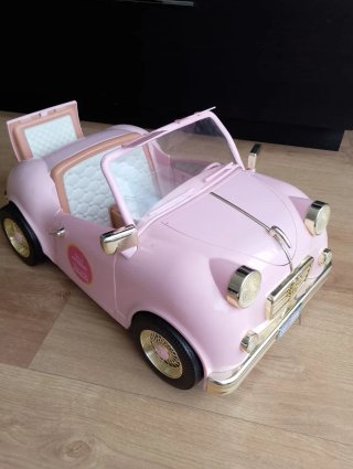 Coche grande de Juguete Rosa Muñecas 60cm