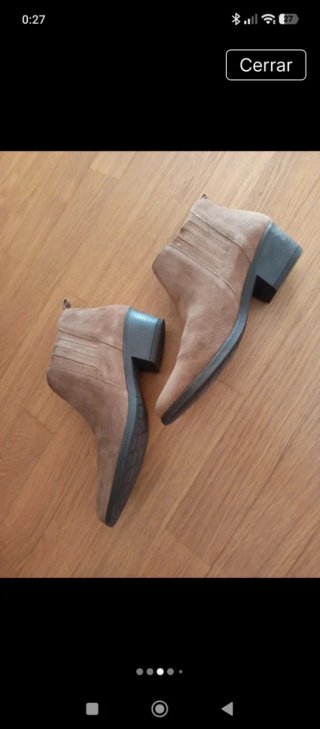 Botines de piel Talla 41