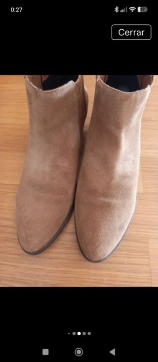 Botines de piel Talla 41