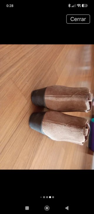 Botines de piel Talla 41