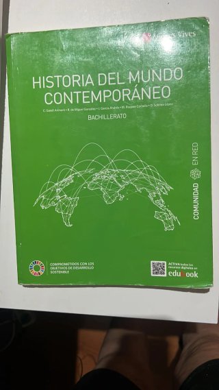 Historia del mundo contemporáneo 1 Bachillerato
