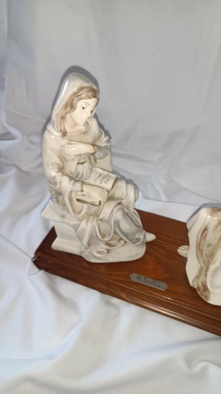 Figura Antigua LA ANUNCIACIÓN - A. Santini (Italia