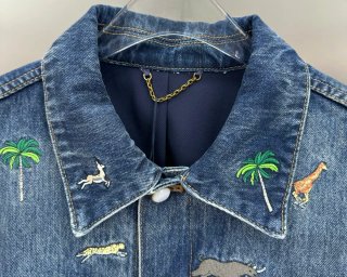 Chaqueta Vaquera Estampada Animales
