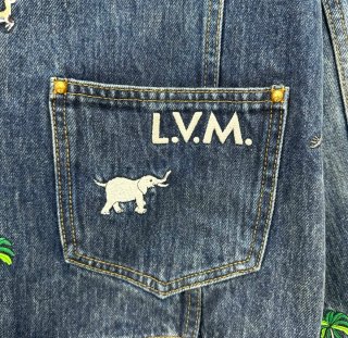 Chaqueta Vaquera Estampada Animales