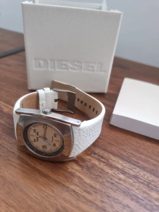 Reloj Diesel Blanco y Acero Unisex