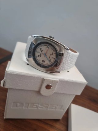 Reloj Diesel Blanco y Acero Unisex