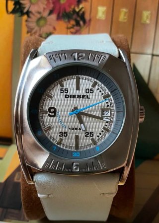 Reloj Diesel Blanco y Acero Unisex