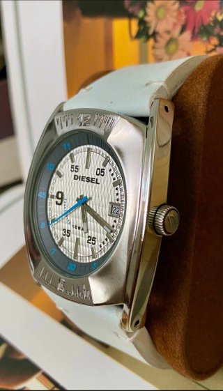Reloj Diesel Blanco y Acero Unisex