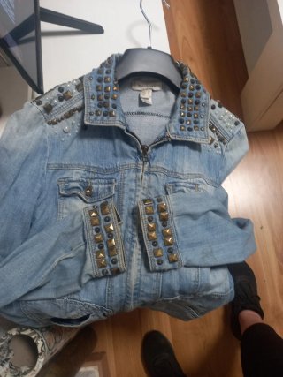 Chaqueta vaquera Mango tachuelas M
