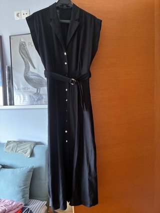 Vestido Negro Zara Talla XS