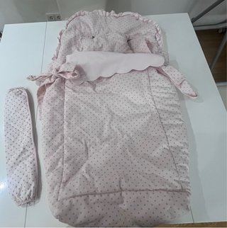 Saco silla paseo rosa topos