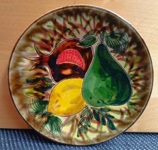 Plato de cerámica La Bisbal d'Emporda, Puigdemon