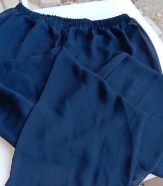 Pantalones transparentes azul marino calidad