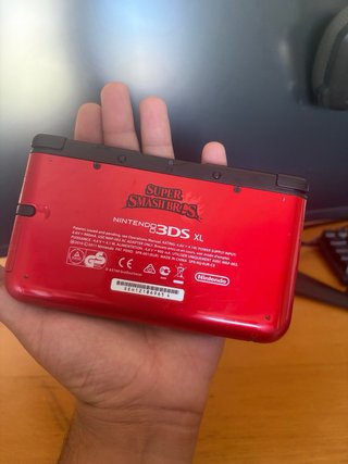 Nintendo 3DS XL Smash Bros Rosso