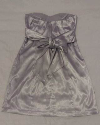 Vestido fiesta talla 42 Fórmula joven gris plata
