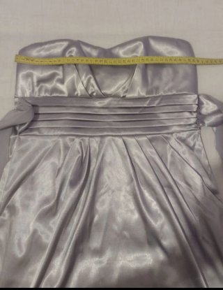 Vestido fiesta talla 42 Fórmula joven gris plata
