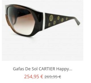 Gafas Cartier Marrones