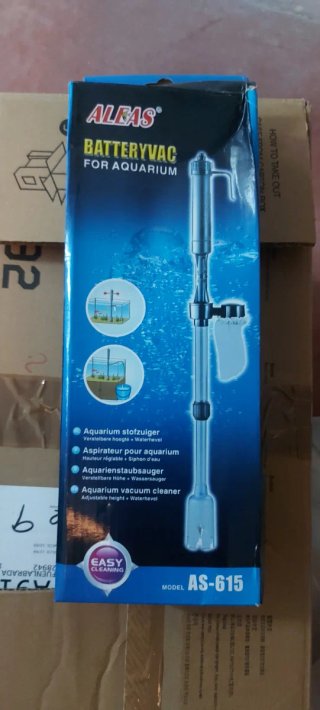 Limpiador de acuario Batteryvac AS-615