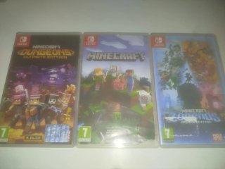 Tre giochi di Minecraft per Nintendo Switch