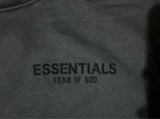 Felpa Essential Fear of God Nera Cappuccio