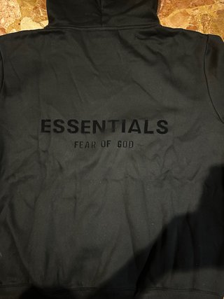 Felpa Essential Fear of God Nera Cappuccio