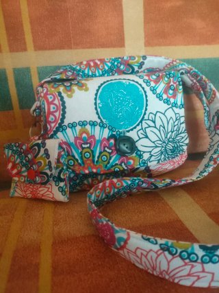 Bolso bandolera estampado