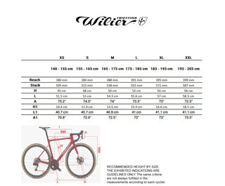 Bicicleta Wilier Cento 10 SL Roja  Talla L