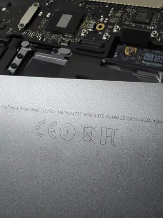 Macbook Pro 15 A1707 per parti