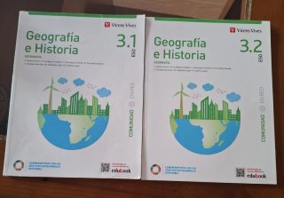 Libro "Geografía e Historia 3.1-3.2" Vicens Vives