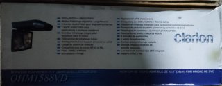 Pantalla Techo Coche DVD Clarion OHM1588VD 15.4