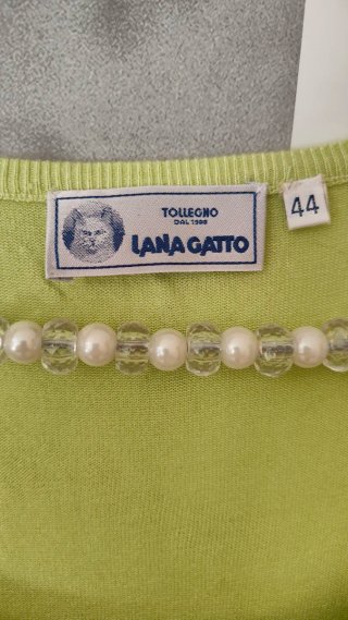 Top Lana Gatto con paillettes