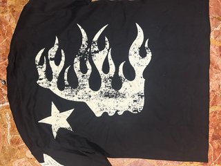 Long sleeve Hellstar nera con design bianco
