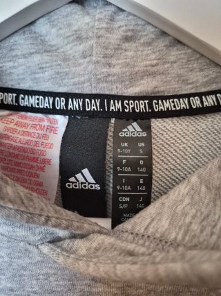 Sudadera Adidas Gris T.9-10 140cm