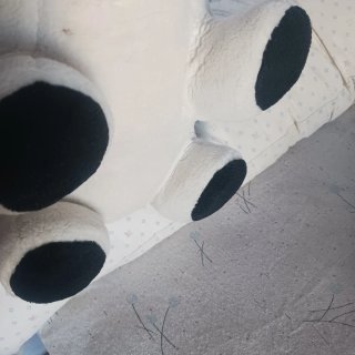 Peluche Vaca Blanco y Negro