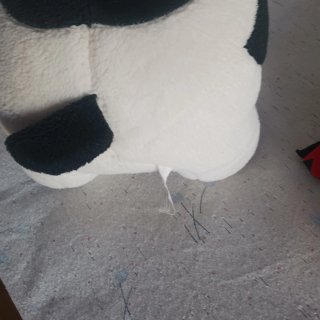 Peluche Vaca Blanco y Negro