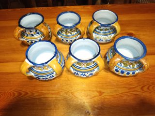 6 Tazas Artesanales Talavera