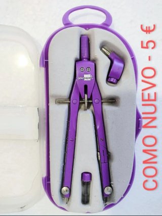 ESTUCHES NUEVOS  COMPÁS ESCOLARES A 5 - 8 Y 10 €