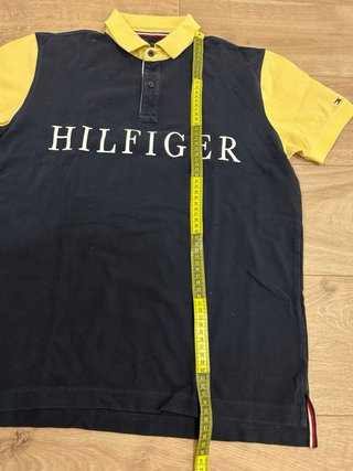 Polo Tommy Hilfiger Blu/Giallo Taglia M