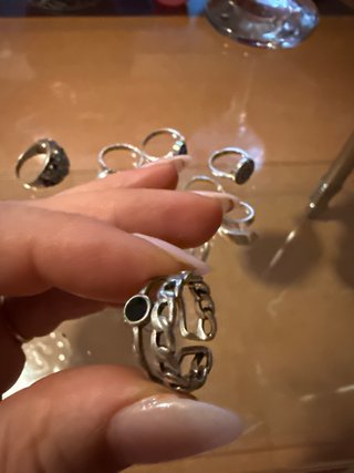 Lote Anillos Plata 925 varios tamaños y modelos
