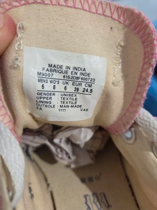 Zapatillas Converse All Star Rosa Talla 39