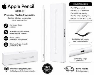 Apple Pencil (USB-C) Nuevo Precintado