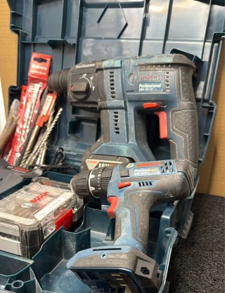 Taladro percutor y atornillador Bosch 18V