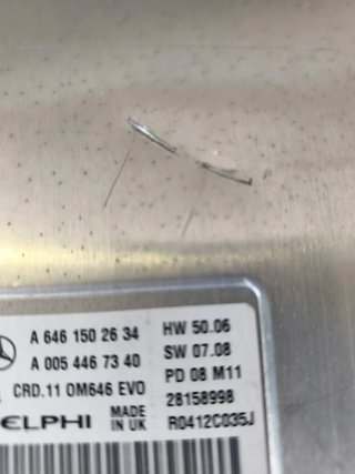 Centralina ECU Mercedes C200 CDI OM646