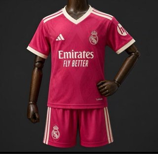 Equipación Fútbol Infantil Nike Azul/Rosa